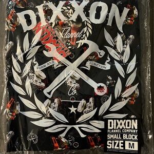 Mens Dixxon Flannel short sleeve party shirt - Small Block (M) BNIB